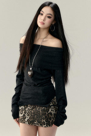 One-Shoulder Knit Vest Top