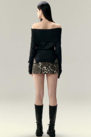 One-Shoulder Knit Vest Top