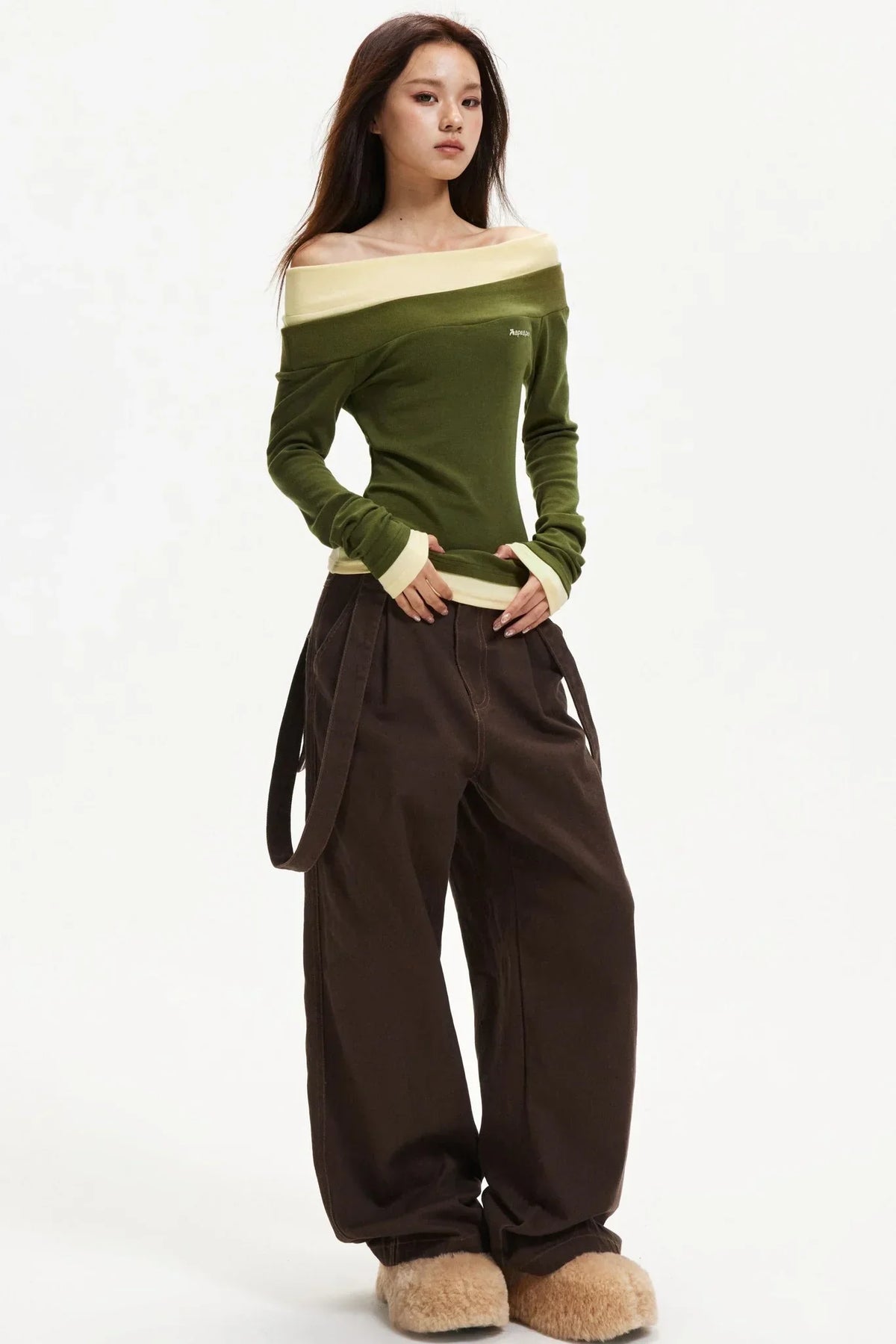 One-Shoulder Knitted Top