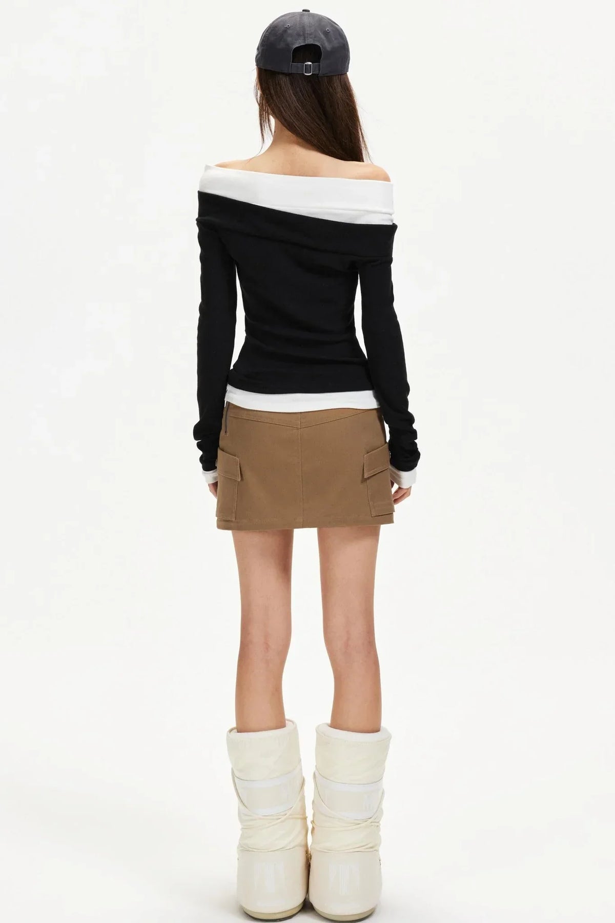 One-Shoulder Knitted Top