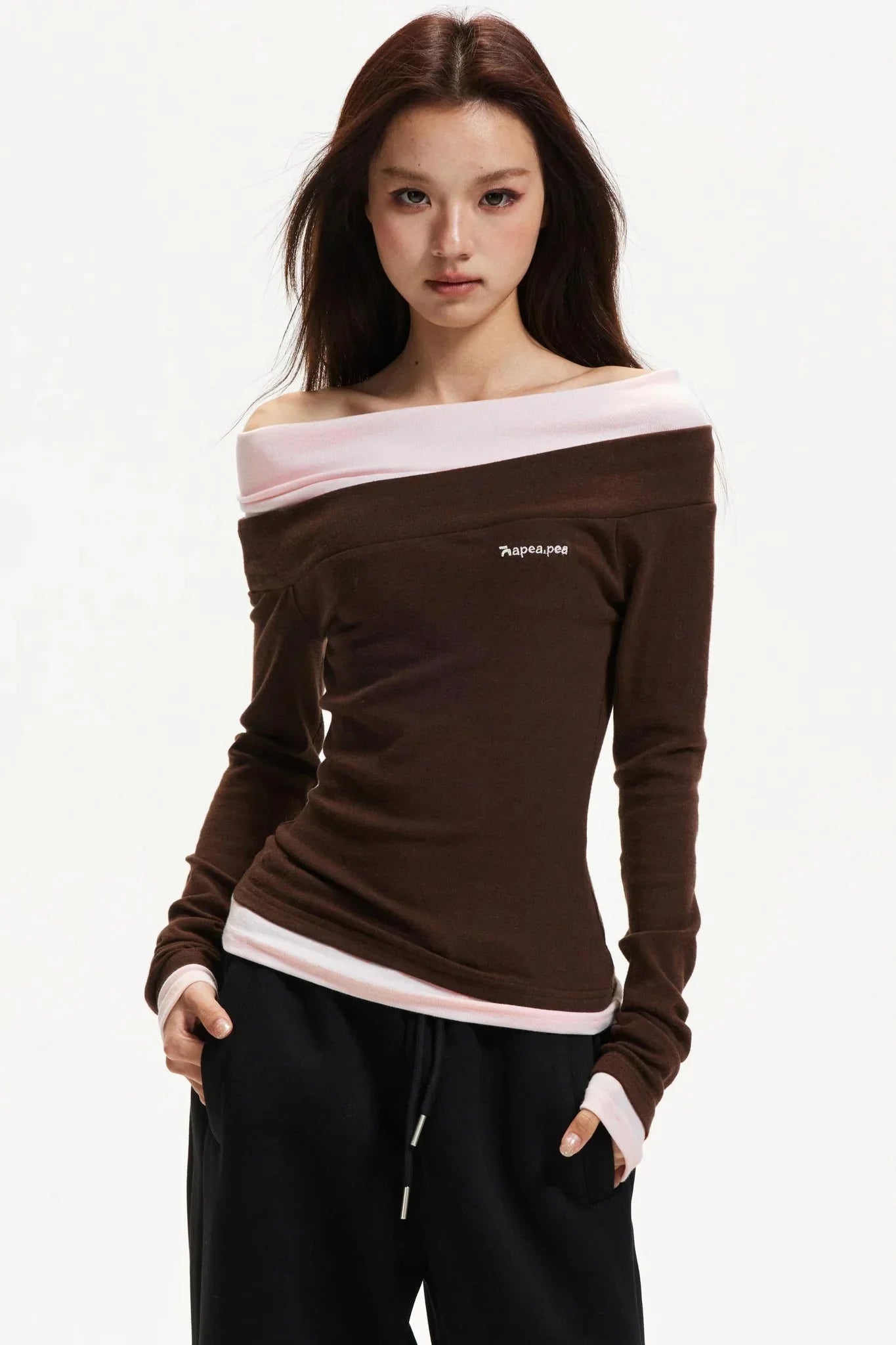 One-Shoulder Knitted Top