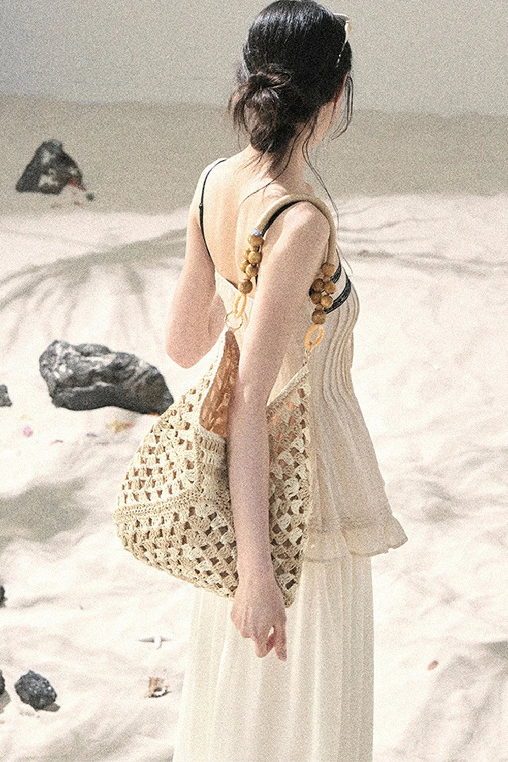 One-Shoulder Ruched Lace Camisole