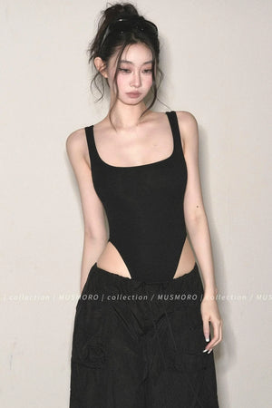 Open Back Mesh Bodysuit
