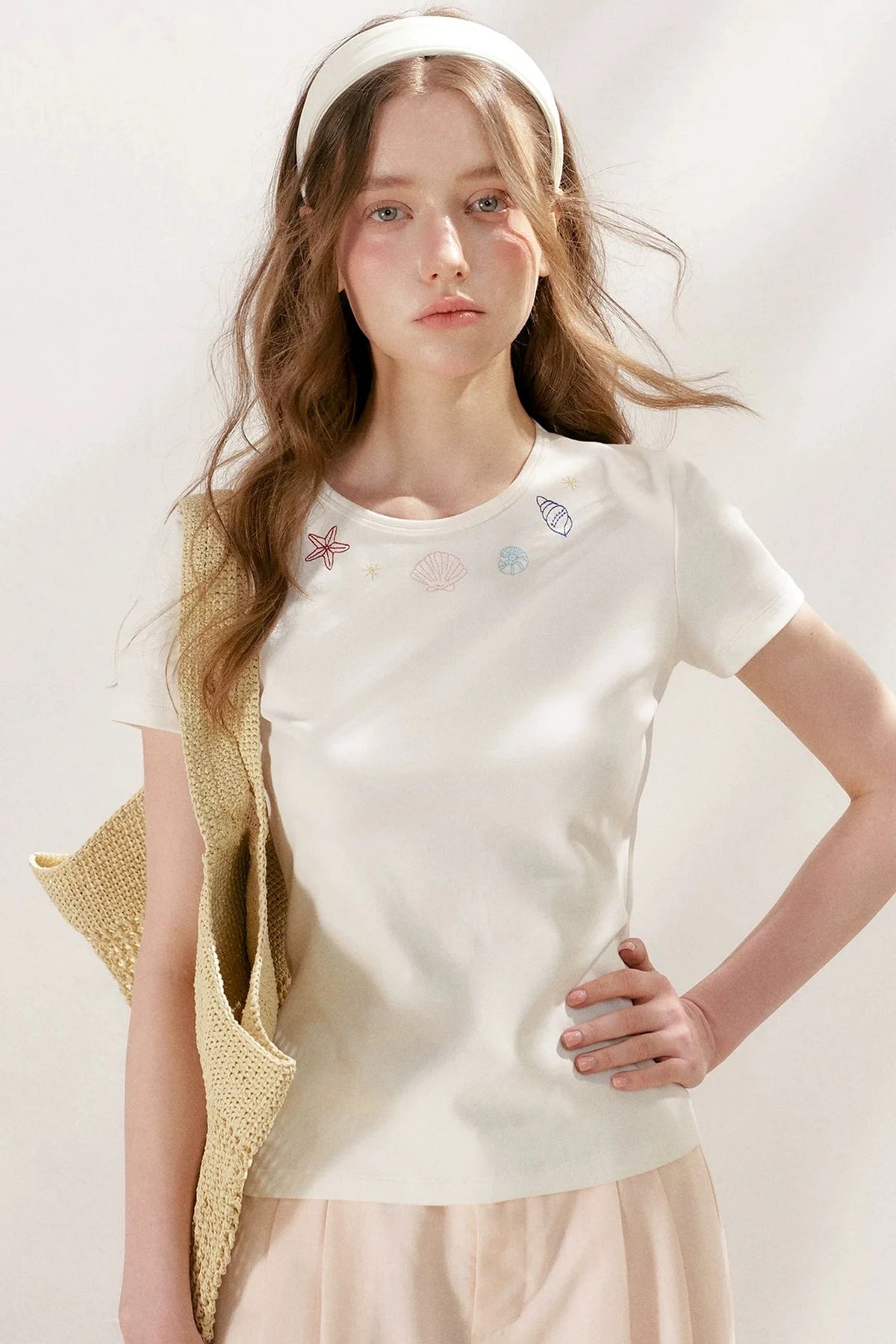 Organic Cotton Embroidered T-Shirt
