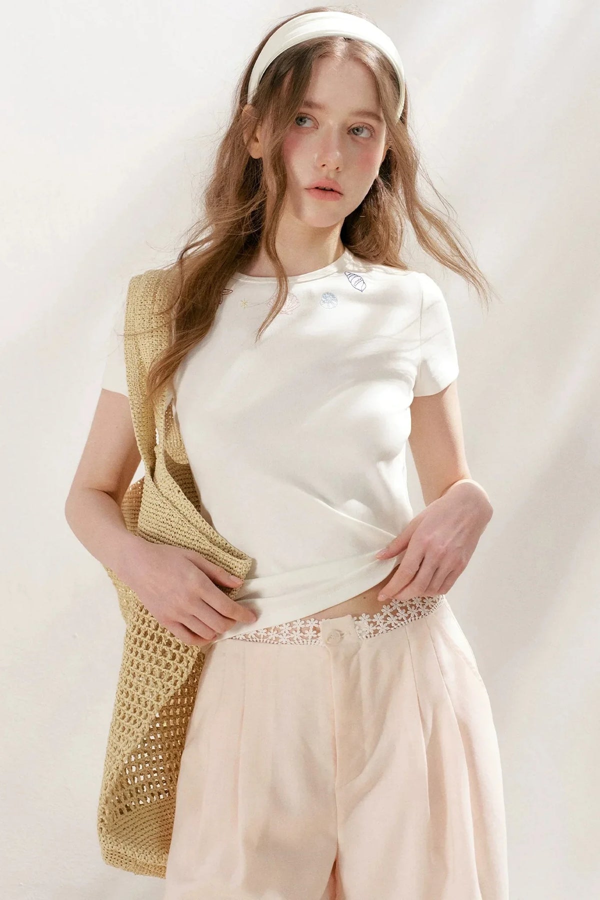 Organic Cotton Embroidered T-Shirt