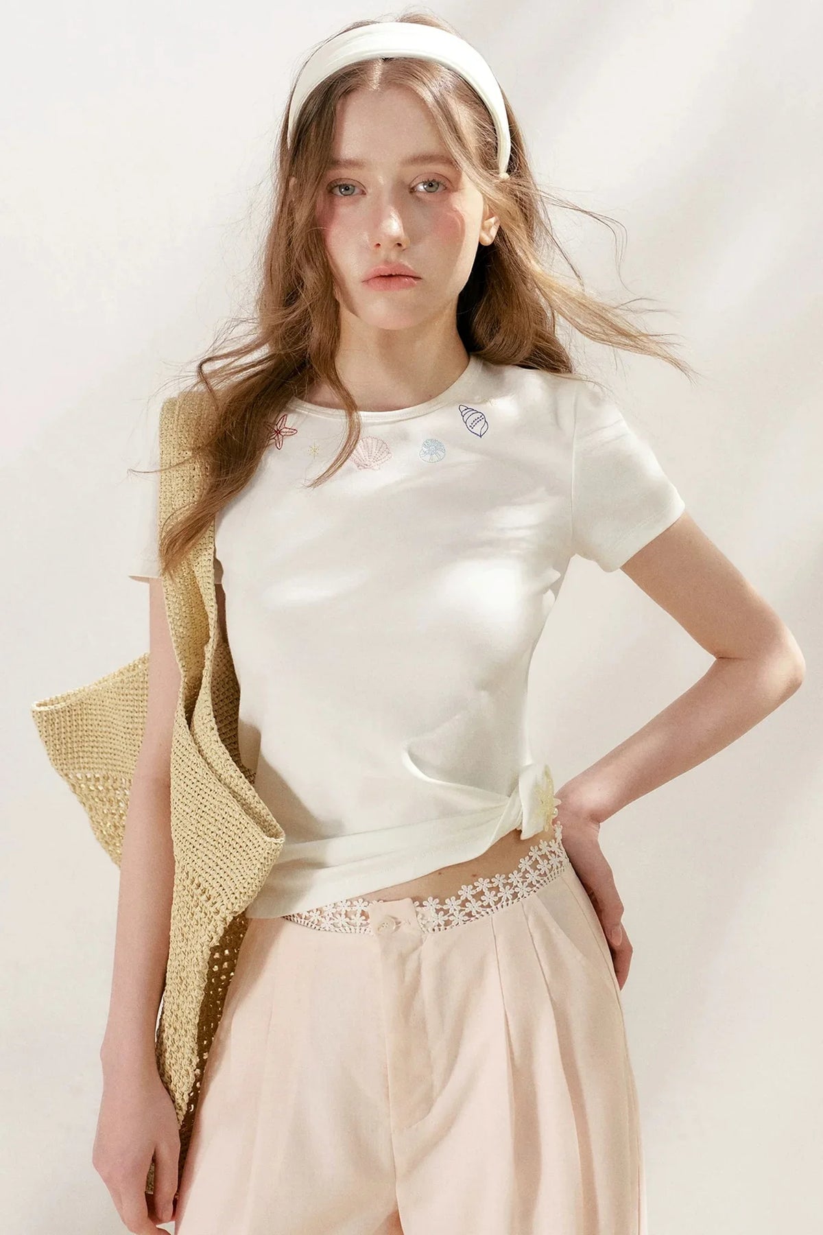 Organic Cotton Embroidered T-Shirt
