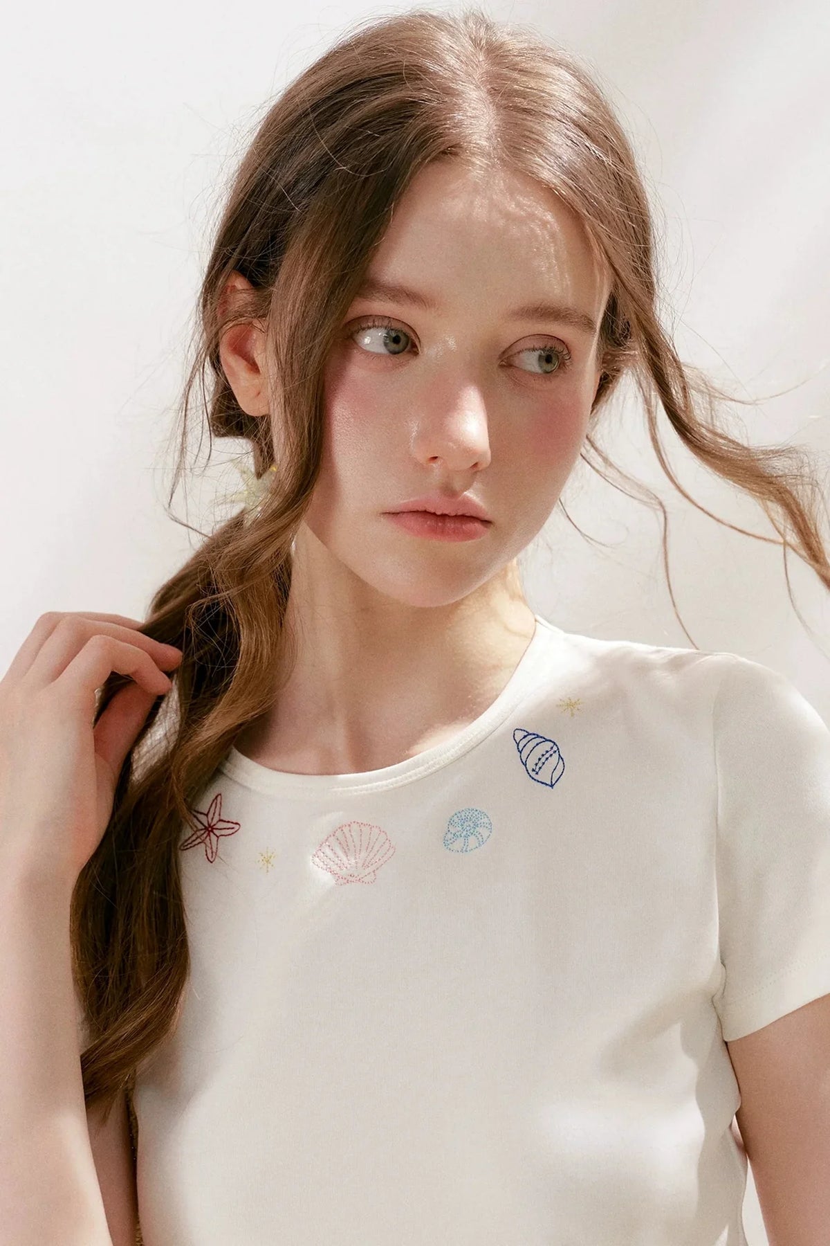 Organic Cotton Embroidered T-Shirt