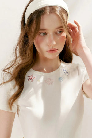 Organic Cotton Embroidered T-Shirt