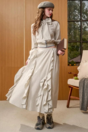 Organic Cotton Patchwork Blouse Set-Up