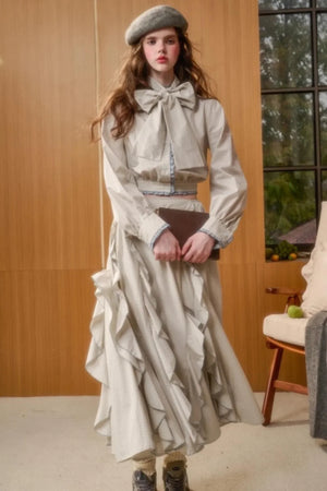 Organic Cotton Patchwork Blouse Set-Up