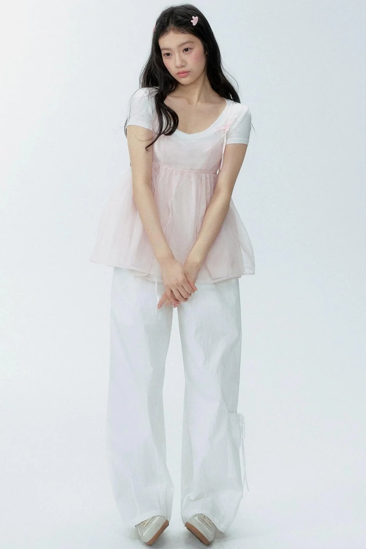 Organza Layered Overlay Dress Set-Up
