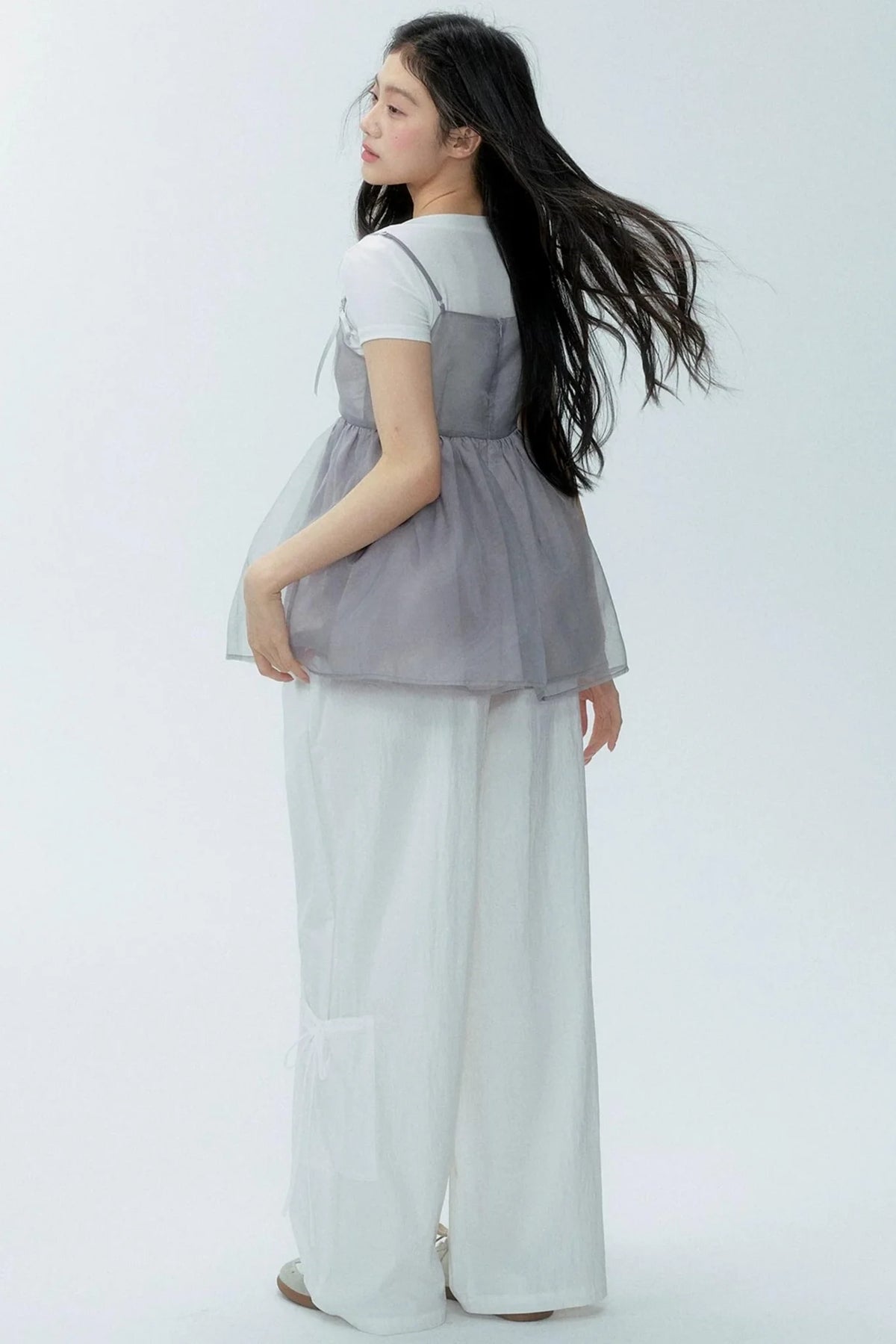 Organza Layered Overlay Dress Set-Up