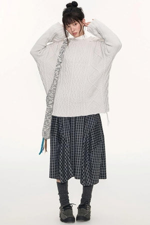Original Cocoon Plaid Culottes Pants