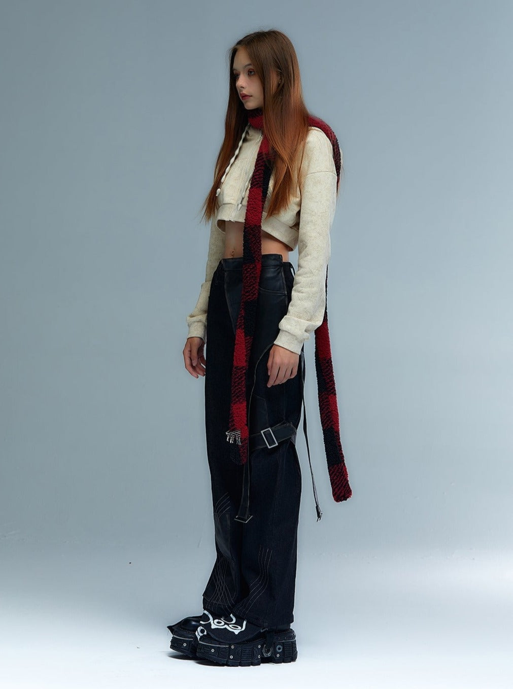 original design cute punk cat scarf