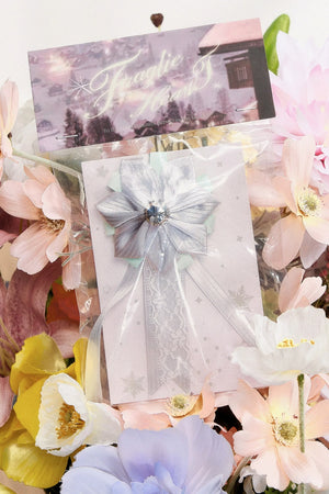 Original Handmade Lily Ribbon Brooch