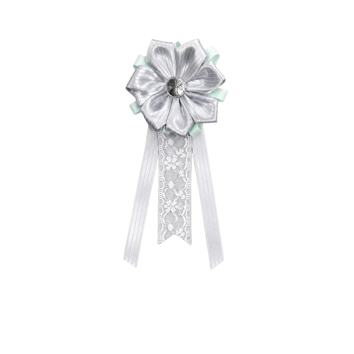 Original Handmade Lily Ribbon Brooch