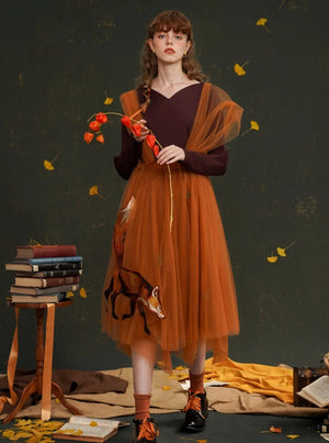 Original Multi Layered Large Skirt