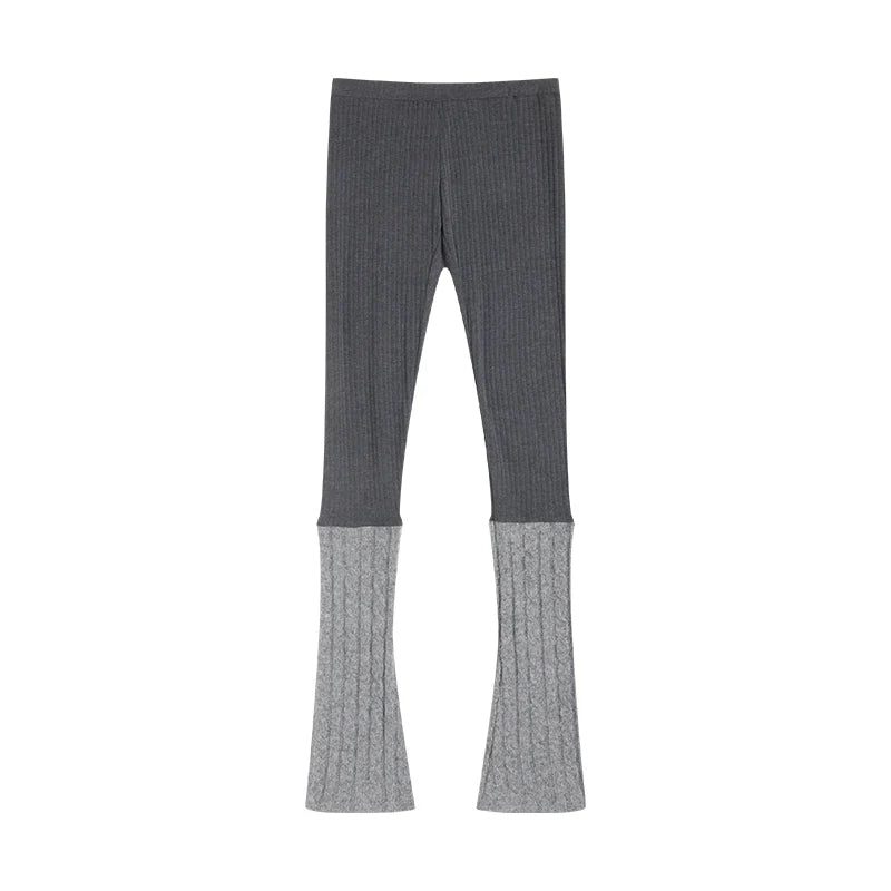 Original Patchwork Knit Leggings Set-Up