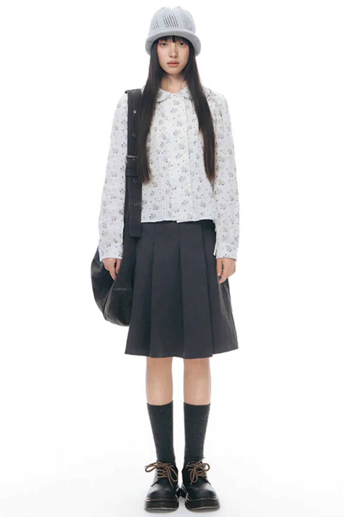 Original Pleated Workwear Skirt