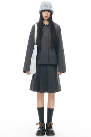 Original Pleated Workwear Skirt