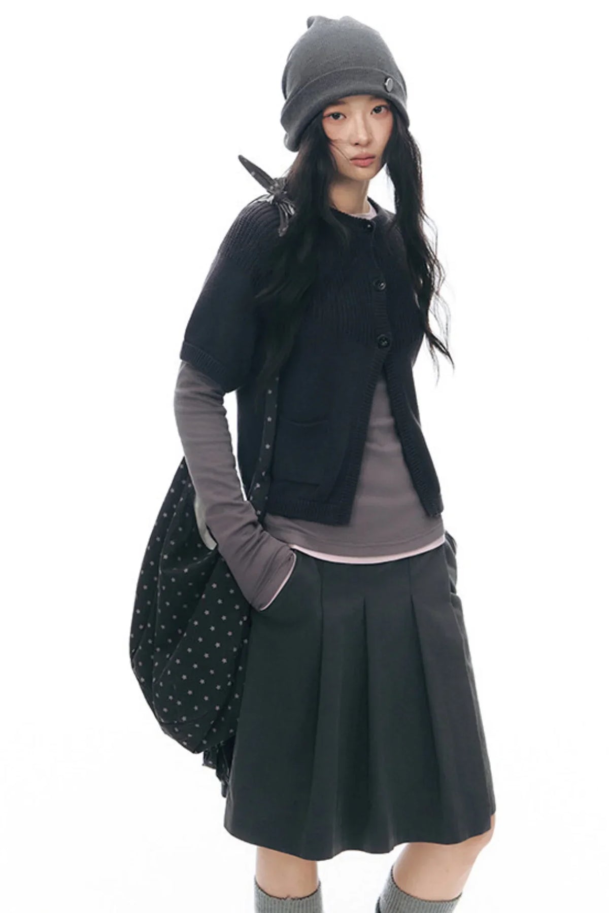 Original Pleated Workwear Skirt
