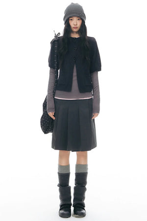 Original Pleated Workwear Skirt