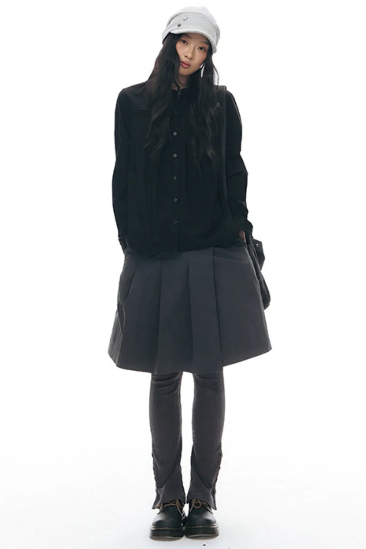 Original Pleated Workwear Skirt