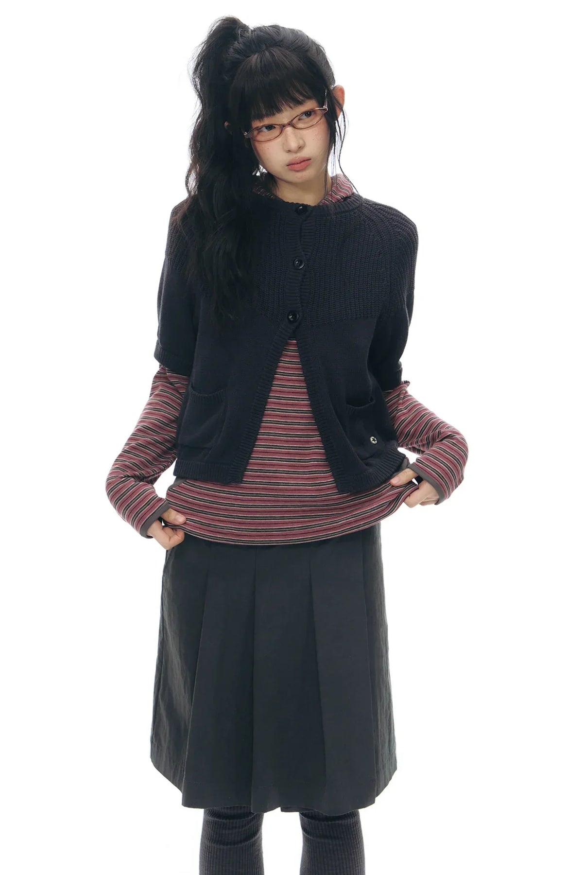 Original Pleated Workwear Skirt