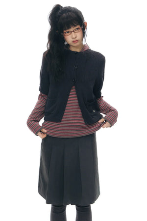 Original Pleated Workwear Skirt