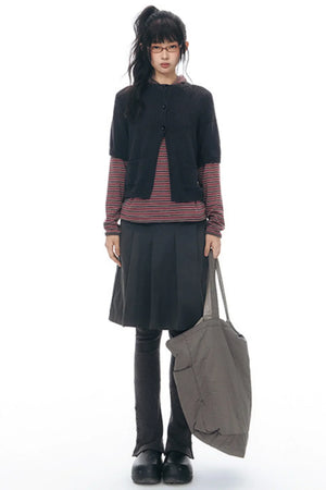 Original Pleated Workwear Skirt