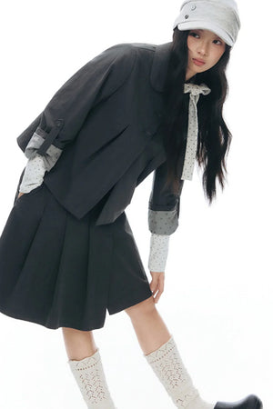 Original Pleated Workwear Skirt
