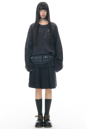 Original Pleated Workwear Skirt