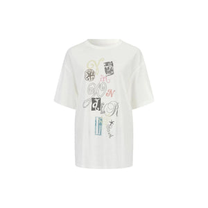 Original Print Oversized Top