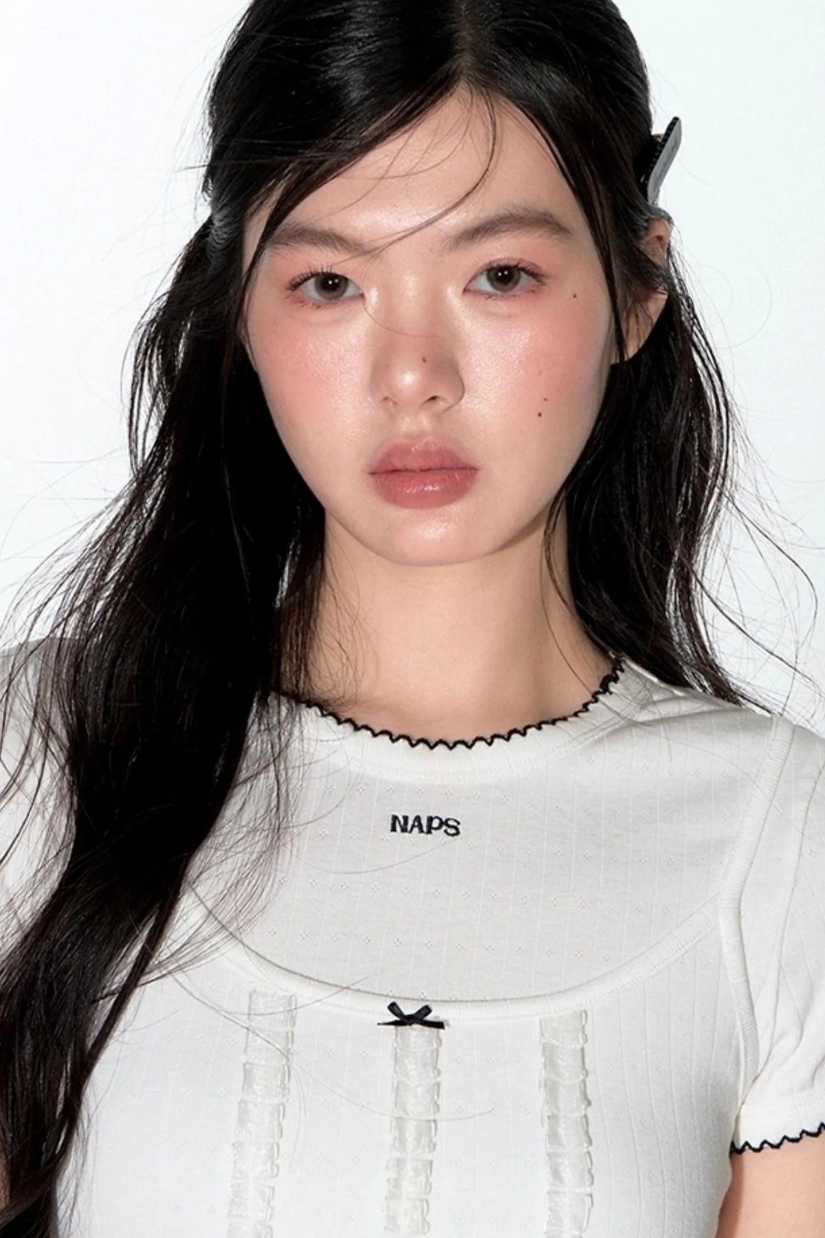 Original Slim Jacquard Short Sleeve Top Set-Up