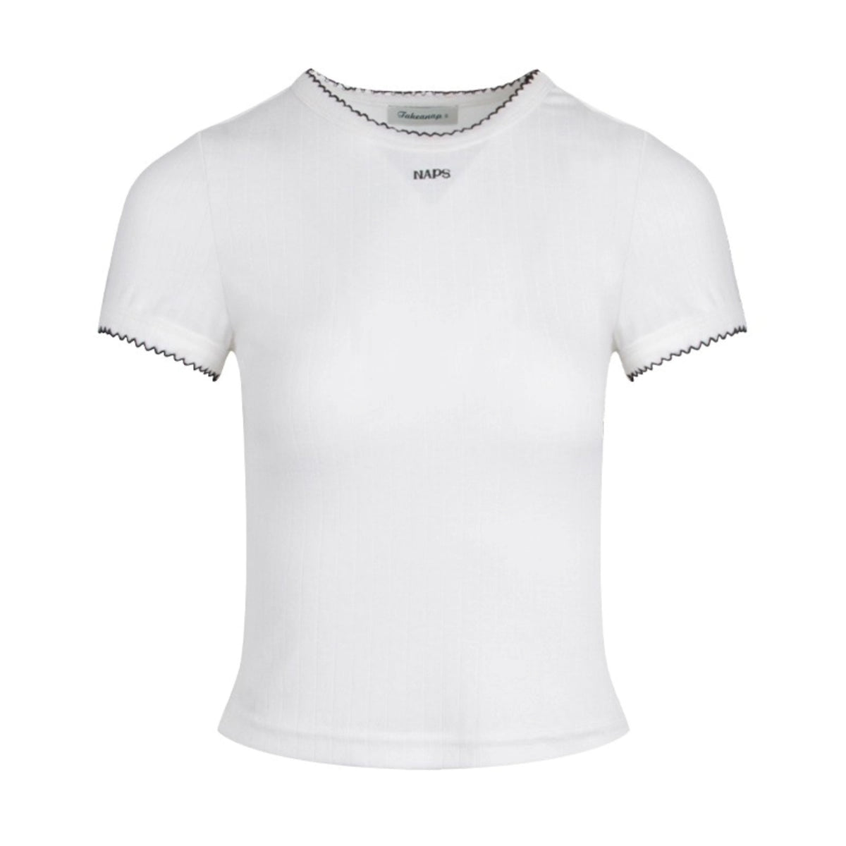 Original Slim Jacquard Short Sleeve Top Set-Up