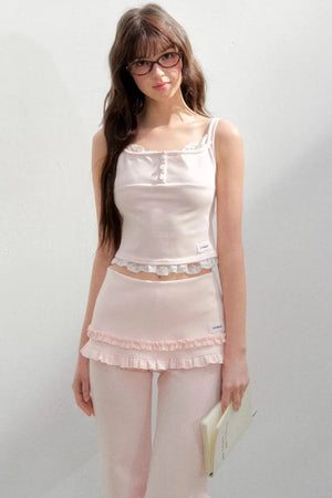 Oxygen Lace Sports Camisole Set-Up