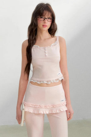Oxygen Lace Sports Camisole Set-Up