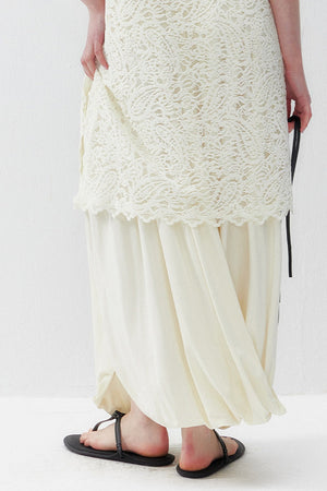 Paisley Cut-Out Lace Dress