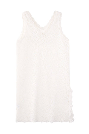 Paisley Cut-Out Lace Dress