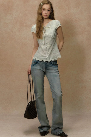 Paper Boat Striped Blouse
