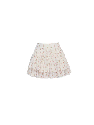 Patchwork Blouse Skirt Set-Up