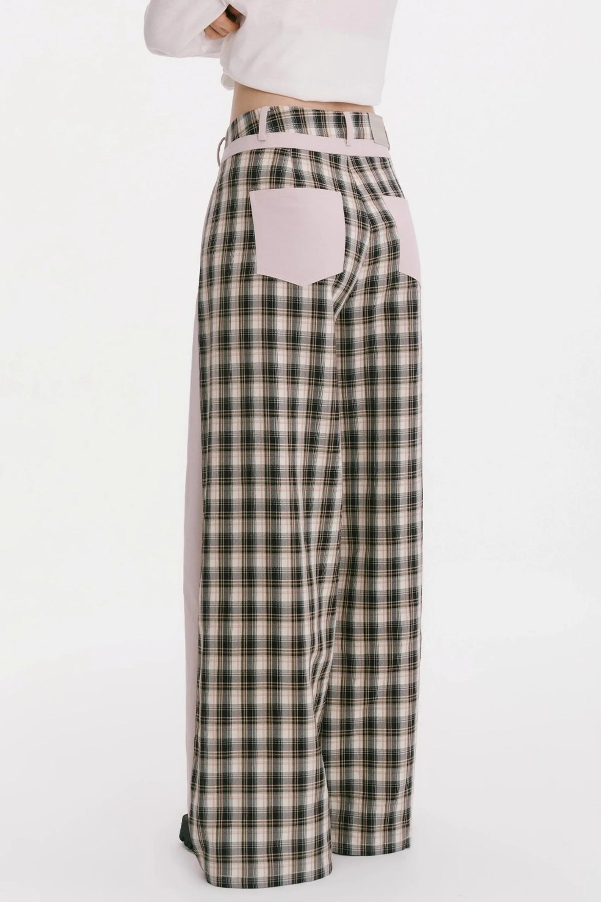 Patchwork Cotton Pants