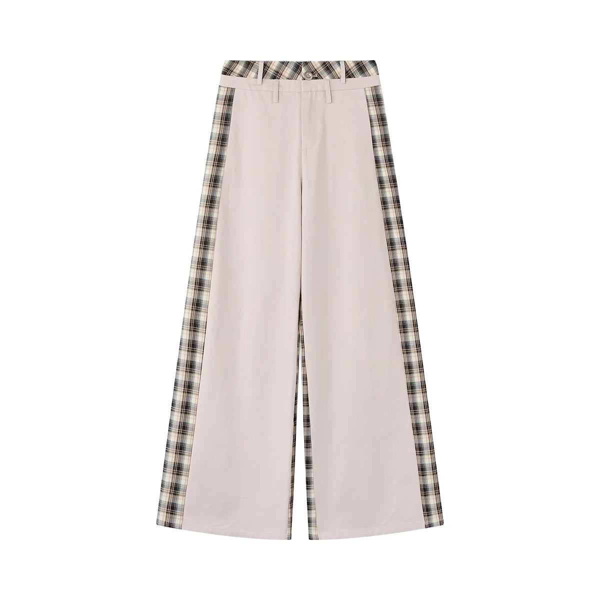 Patchwork Cotton Pants
