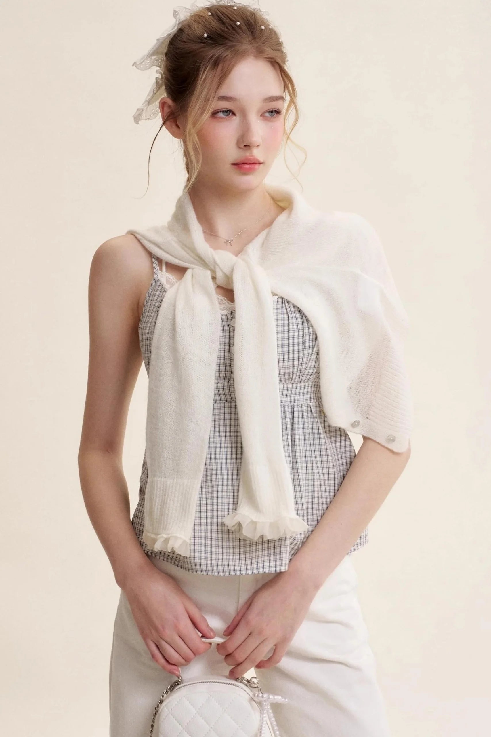 Patchwork Lace Camisole Set-Up