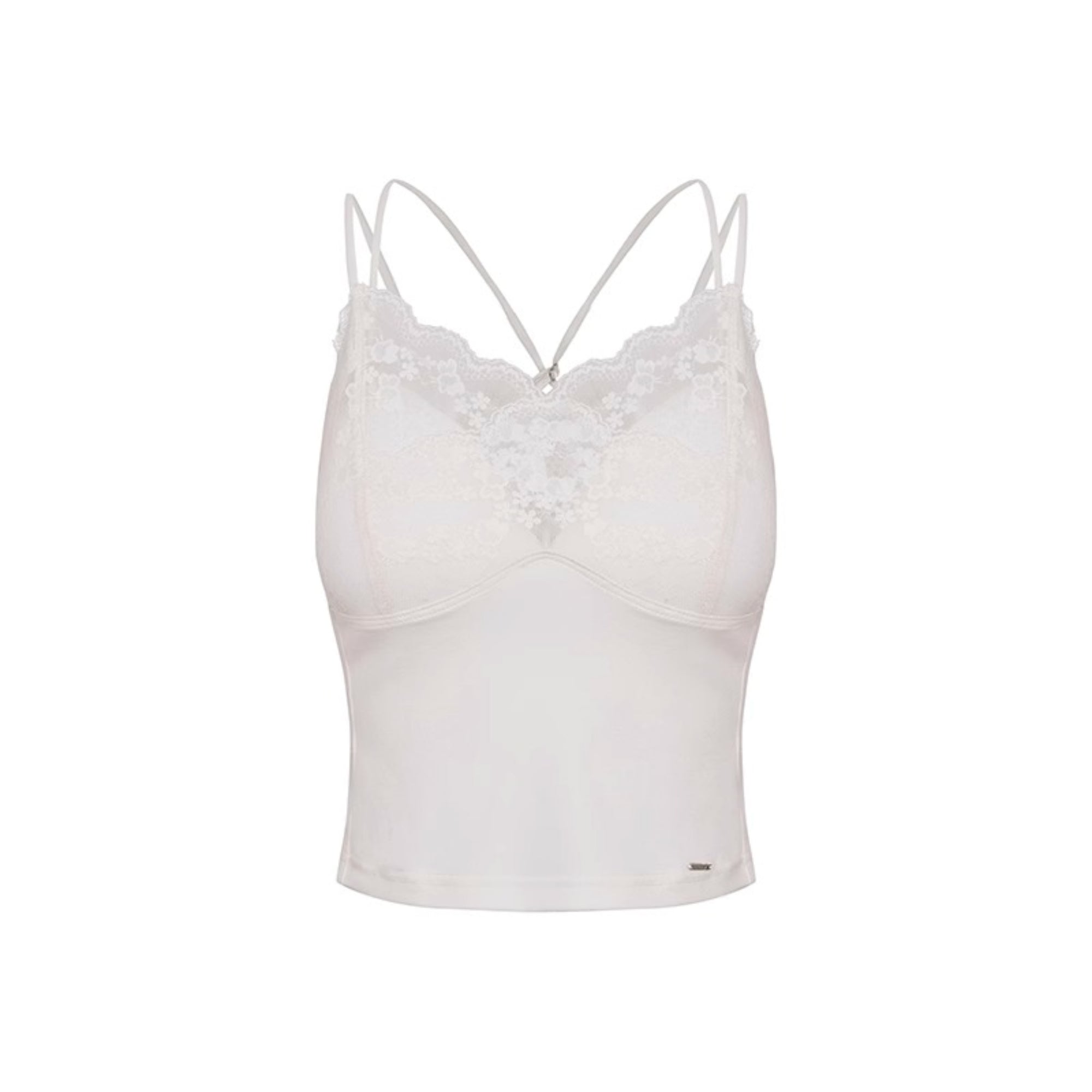 Patchwork Lace Camisole Set-Up