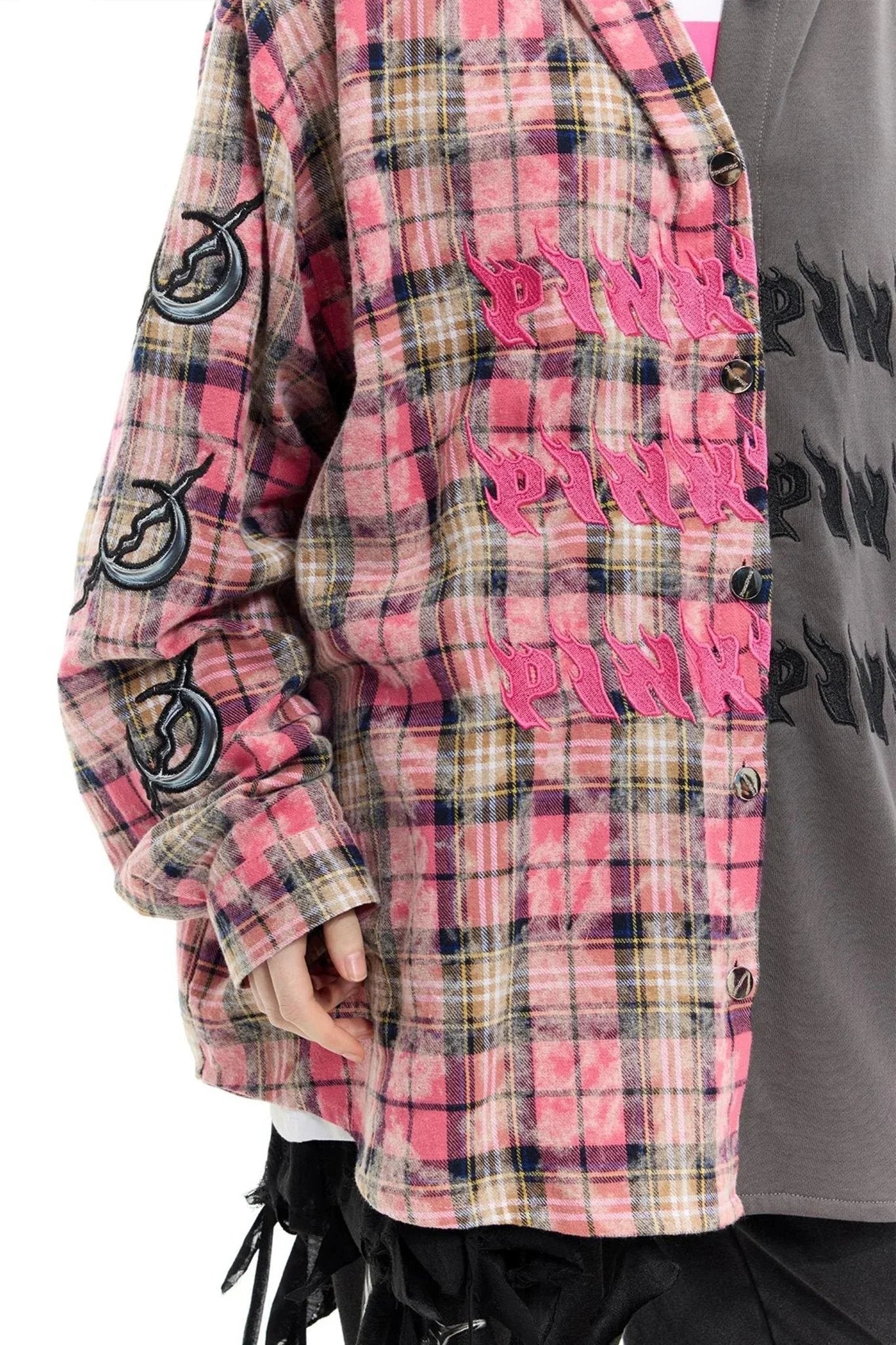 Patchwork Plaid Hoodie