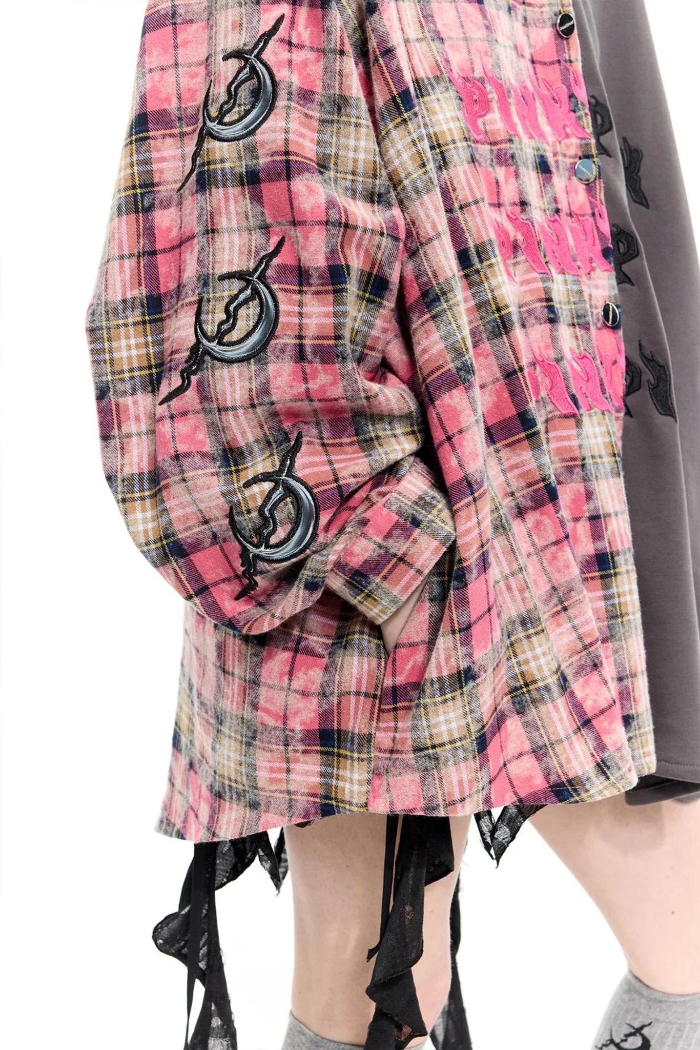 Patchwork Plaid Hoodie