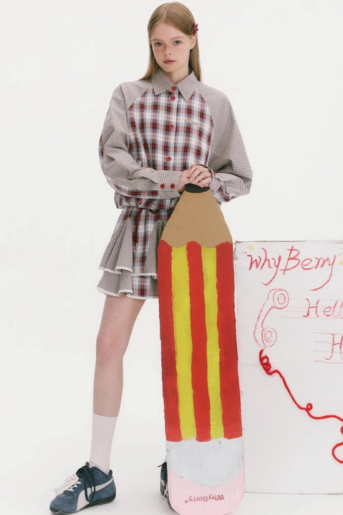 Patchwork Plaid Shirt Jacket