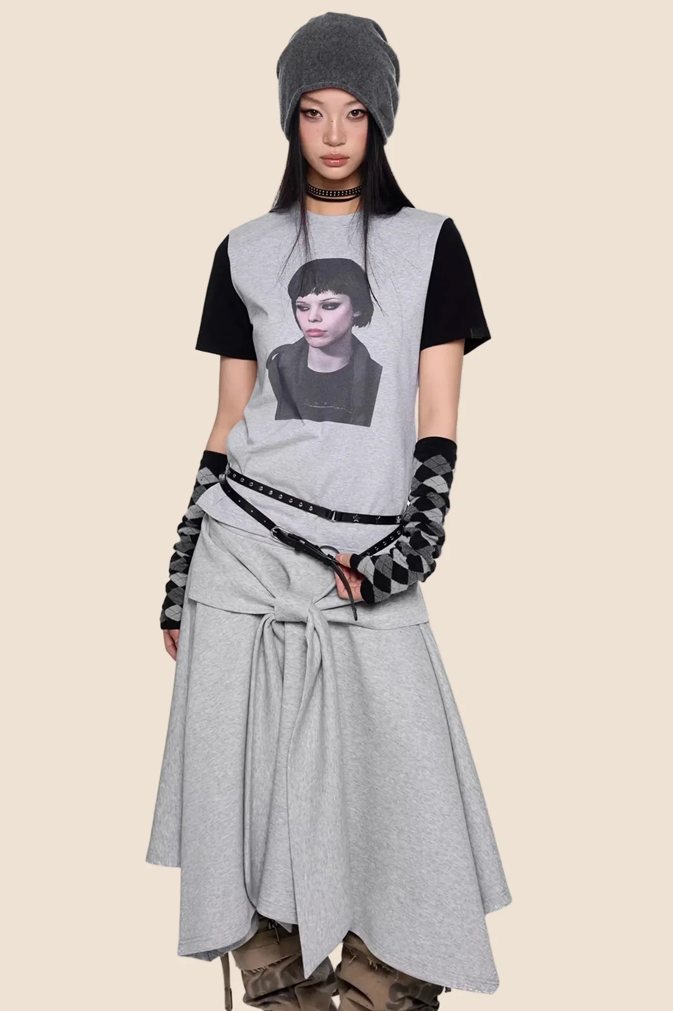 Patterned Raglan Summer Top