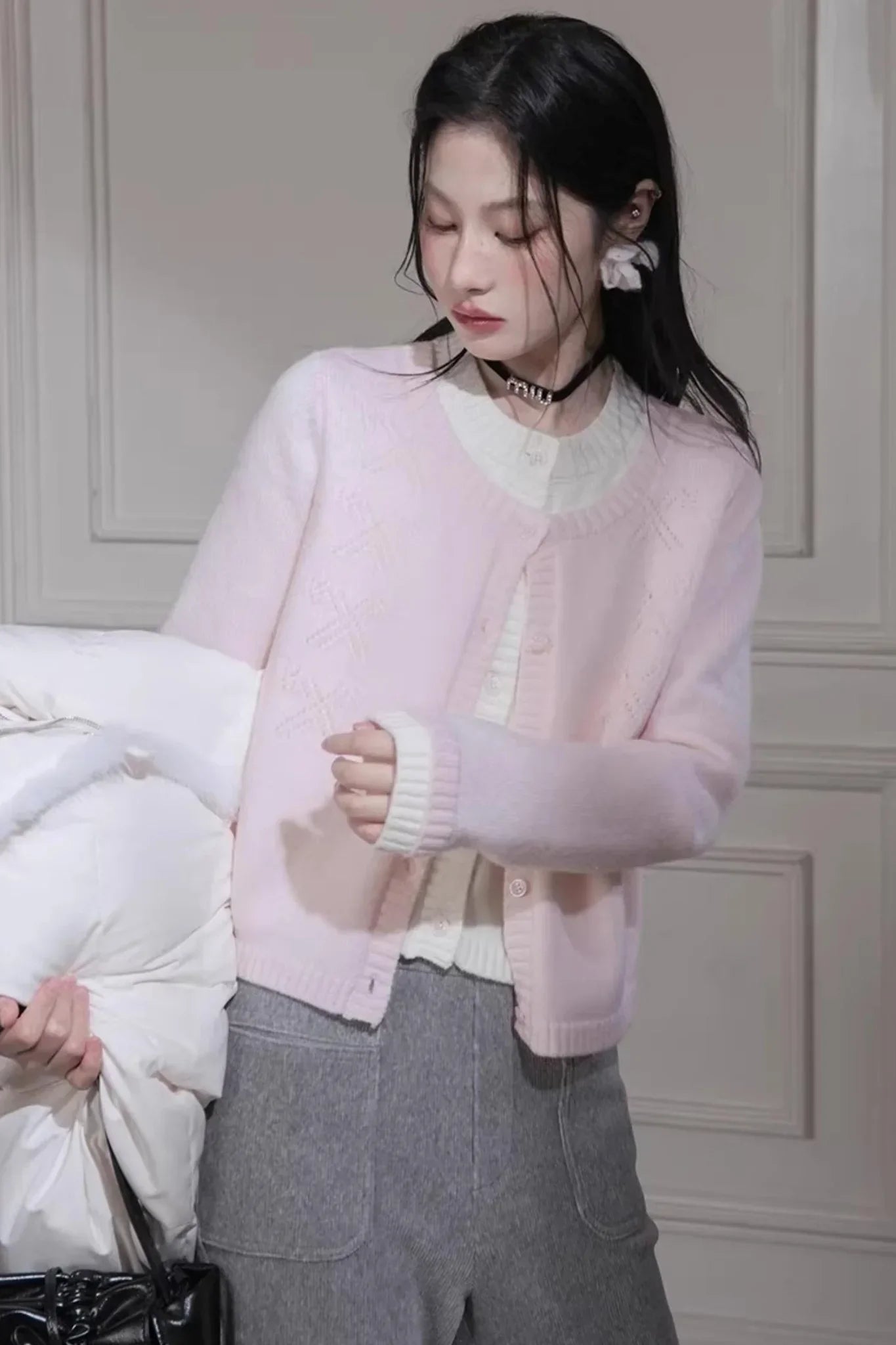 Peach Milkshake Wool Sweater